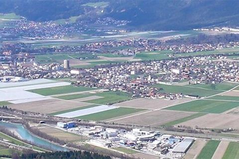 Das Inntal östlich von Innsbruck